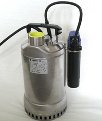Lowara DIWA 07/B GT SS submersible pump with Tube float switch