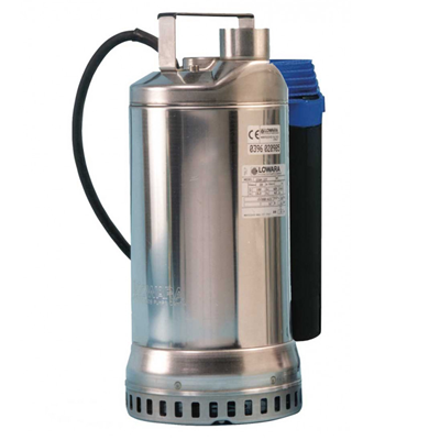 Lowara DIWA 11/B GT SS submersible pump with tube switch