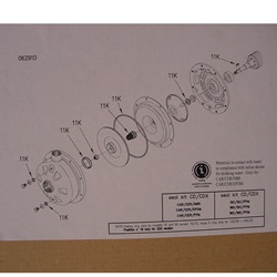 Ebara Sealkit CDX carbon ceramic NBR