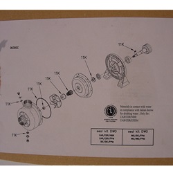 Sealkit Ebara DWO serie sic-sic-viton