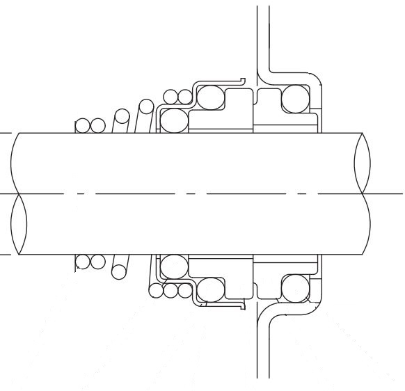 Ebara sealkit DWC serie carb-cer-EPDM