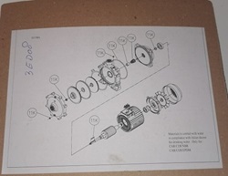 Sealkit Ebara CDA 0.75-100 NBR