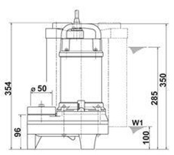 Tsurumi POMA-4 with magnetic floatswitch