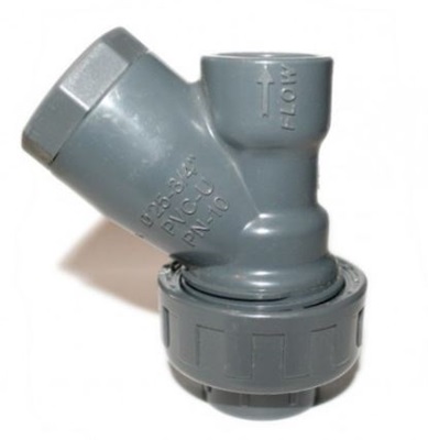 PVC Ball check valve Y-type 2" mm