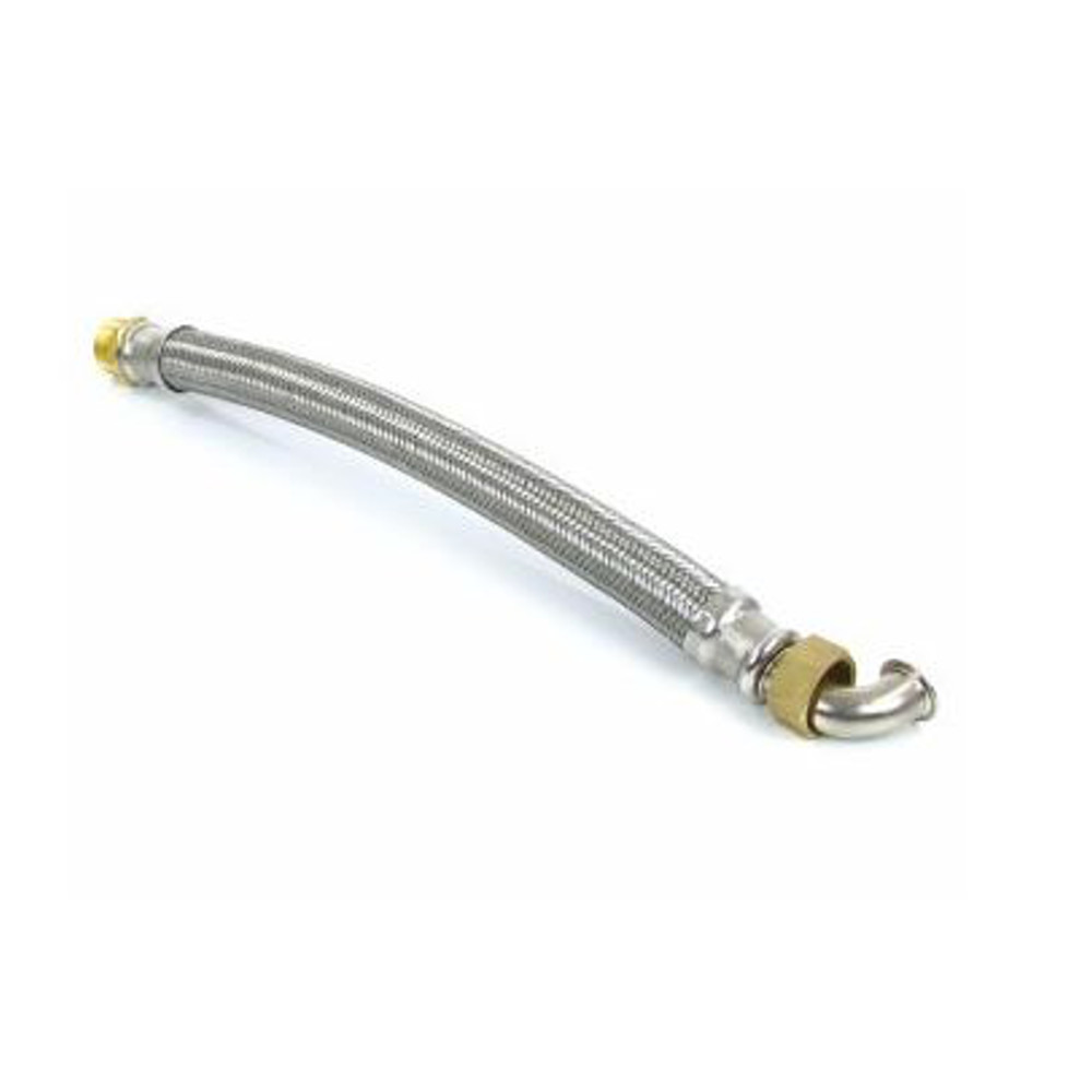 SS AISI304 braid hose with bent swivel 3/4" 40cm