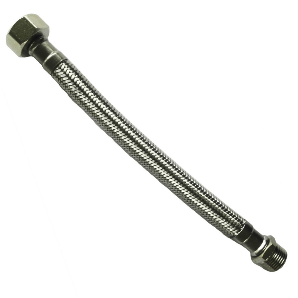 SS AISI304 braid hose with straight swivel 5/4" 80cm