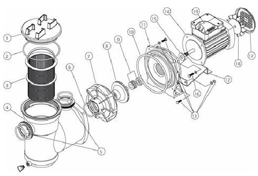 Pool pump parts